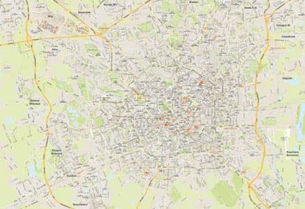 piantina di milano da stampare